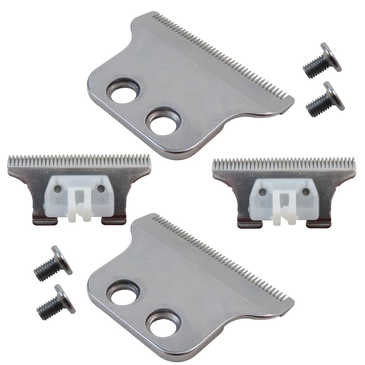 SUNJCO 2x T-Blade Detachable Replacement Blades, T-Wide Trimmer Blades for Wahl 5 Star Series Detailer (8081) Cordless Detailer LI (8171)