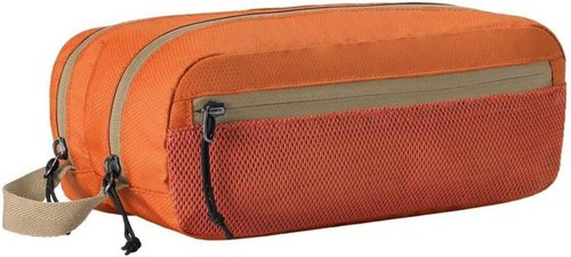 Eagle Creek Pack-It Reveal Quick Trip - Water-Resistant Dual-Compartment Toiletry Bag - Mandarin Color