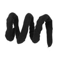 Sonew Spiral Lock Hair Ties for Thick Curly Hair - Bendable Long Dreadlock Ponytail Holders in Sleek Black