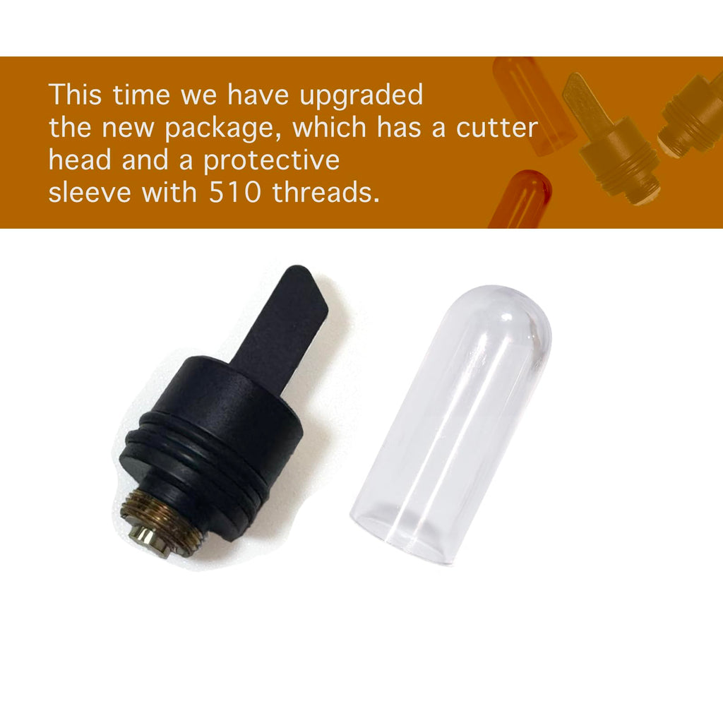 Ceramic Heating Head Heating Multi-Tool for Slicing Wax or Viscous Oil etc, （All Black）