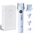 Bikini Trimmer for Women, 4 in 1 Wet/Dry Electric Razors for Women - Dual Head, Painless Rechargeable Portable Womens Razors for Shaving Set for Face, Nose, Eyebrows, Armpits, Bikini Area