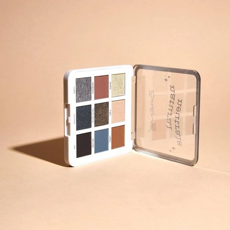 The Crème Shop Neutral Eyeshadow Palette - 9 Highly Pigmented Shimmer & Matte Shades