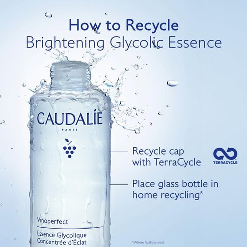 Caudalie Vinoperfect Brightening Essence, Glycolic Acid Toner - 100 mL