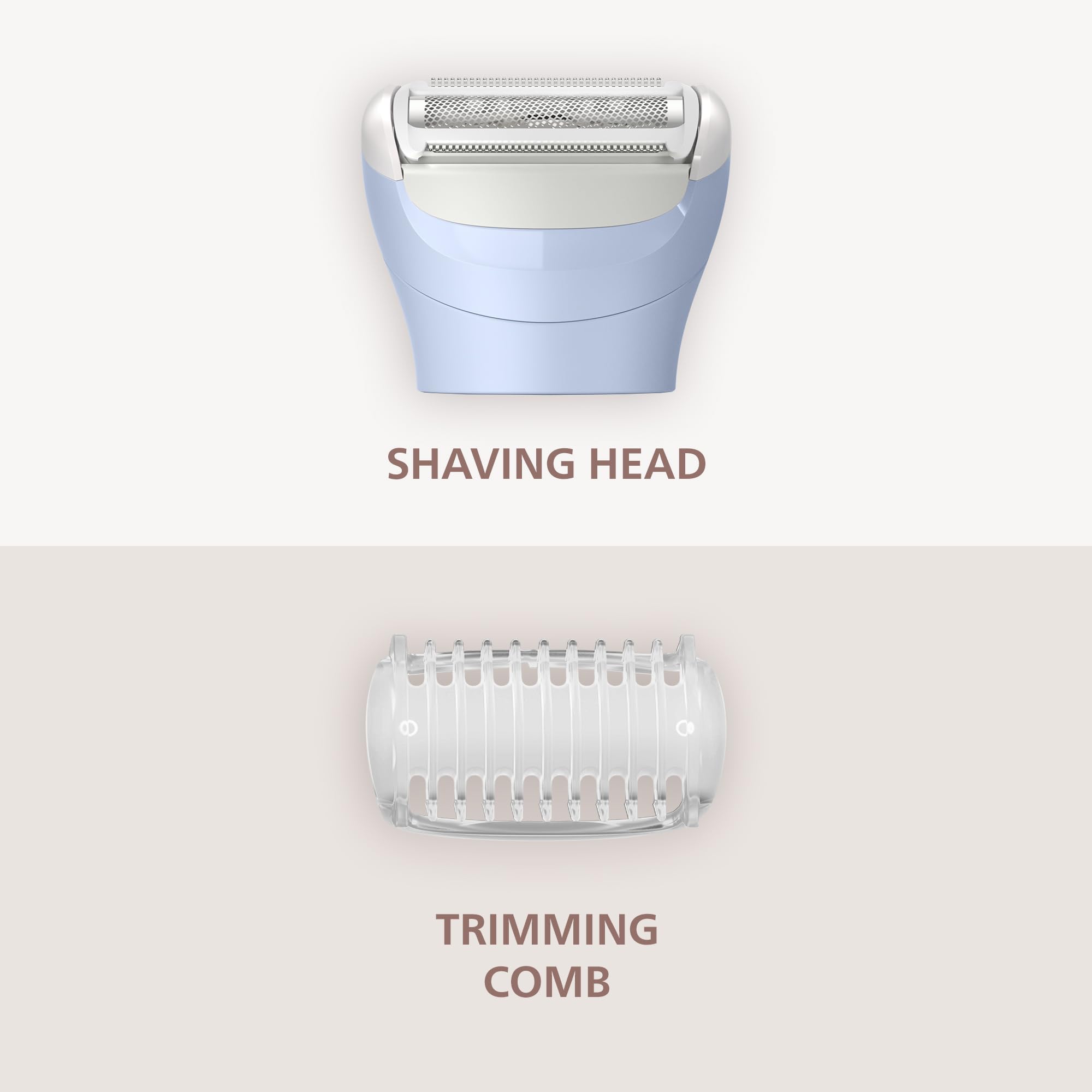 Philips Lady Shaver Series 6000 - Cordless, Wet & Dry Electric Shaver, 3-Blade Shaving System, for Legs & Body, 80 Mins. Runtime, Model BRL127/00