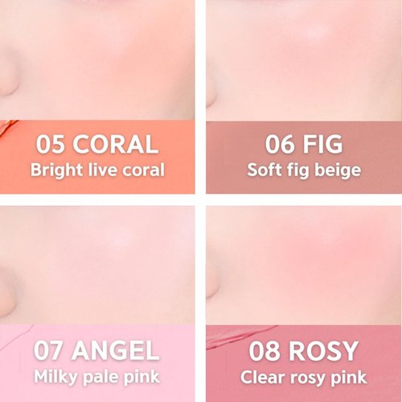 BBIA Downy Cheek Cream Blush - Creamy, Blendable & Buildable Formula | 8 Colors Available, 0.12oz (01 Downy Pink)