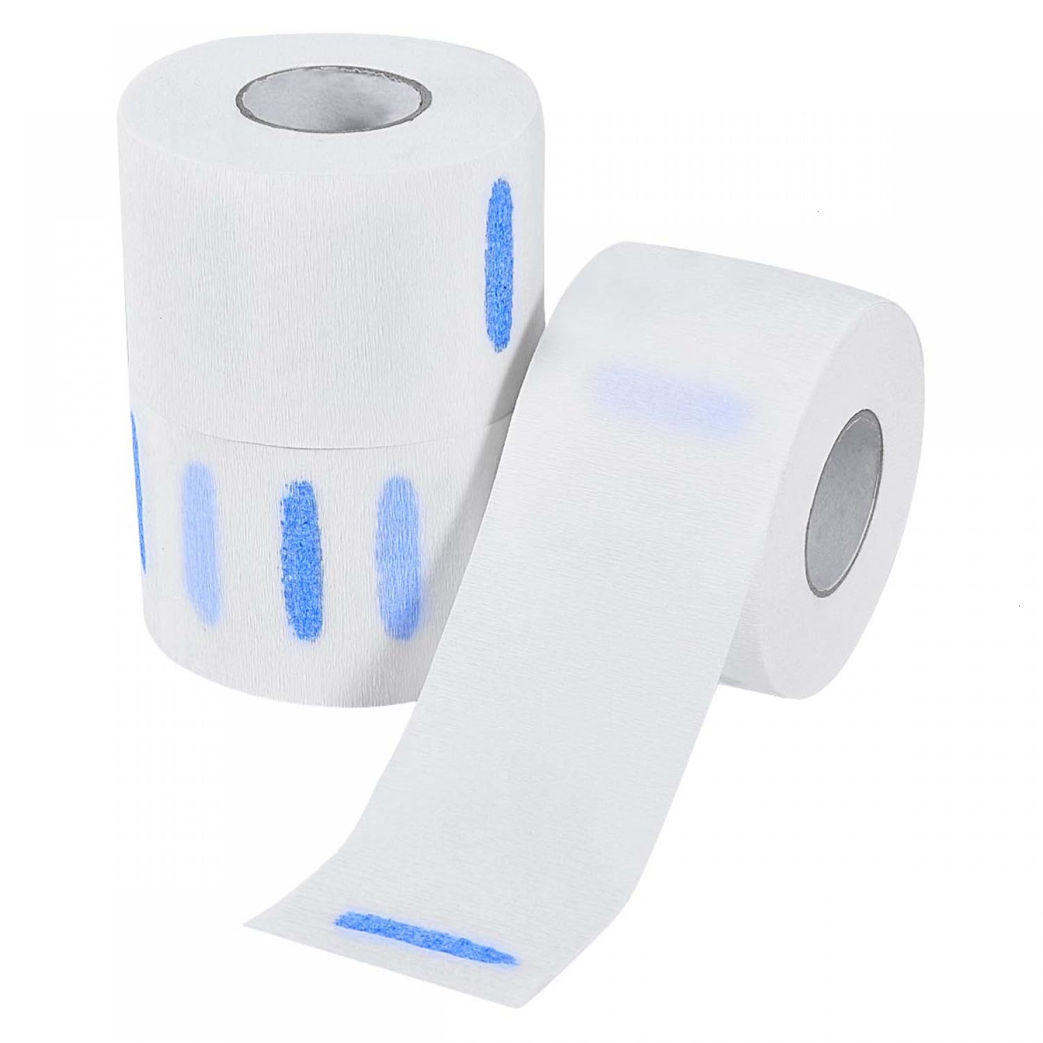 SenseYo 10 Rolls Barber Neck Paper Strips Band Disposable Haircutting Stretchy Barber Neck Tissue Wrap for Salon Haircut Spa Massage