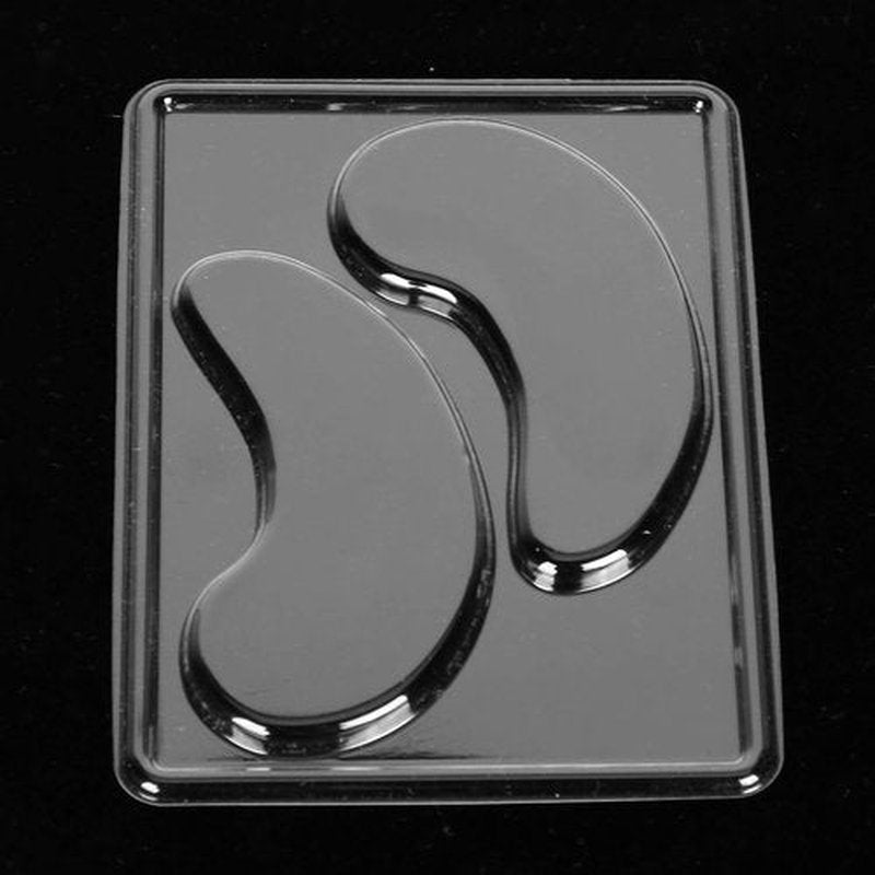Chazcool 25PCS Eye Mask Molds, Portable Reusable Eye Mask Patch Tray Plate Set, DIY Under Eye Mask Mold