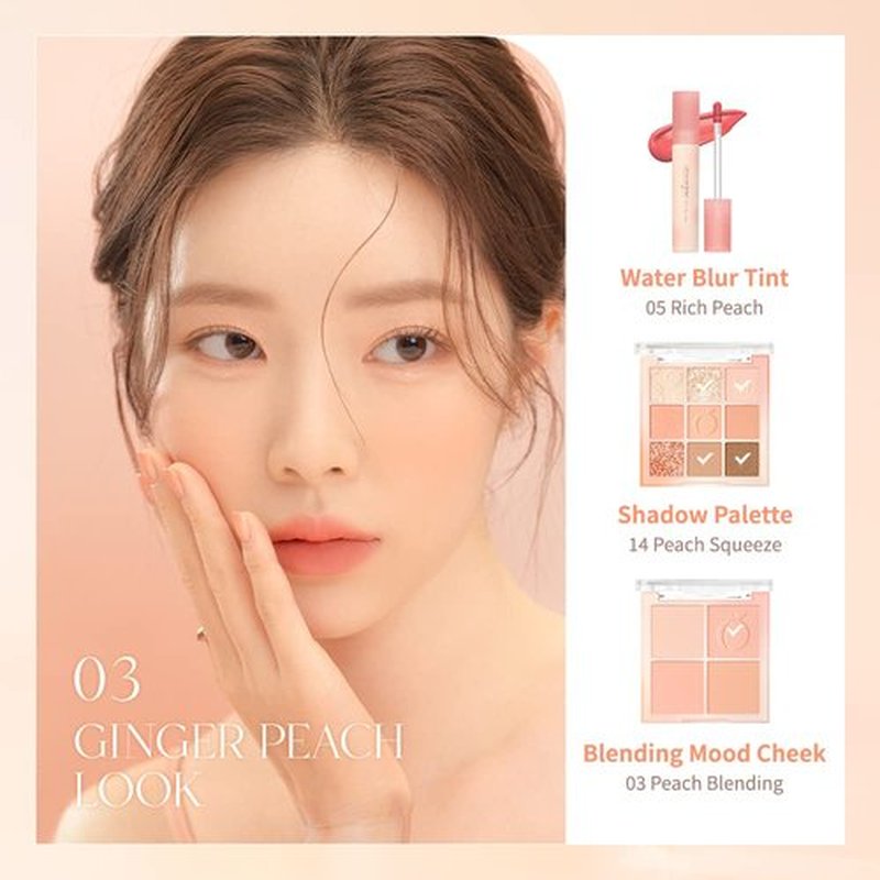dasique Water Blur Tint #03 Peach Ade I Vegan, Cruelty-free I Non-sticky, Non-greasy, Watery Formula Transforming Into a Silky Finish