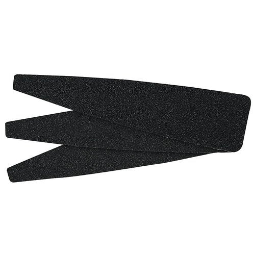 ForPro Professional Collection O-Files Pedi System Refill Strips, Black, 100 Grit, Adhesive Pedi File, 5.5” L x 1.5” W, 100-Count