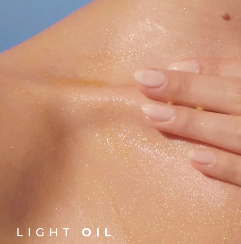Yves Rocher Monoï De Tahiti Body Shimmering Oil - Moisturizing Summer Glow | 100 ml / 3.3 fl. oz.