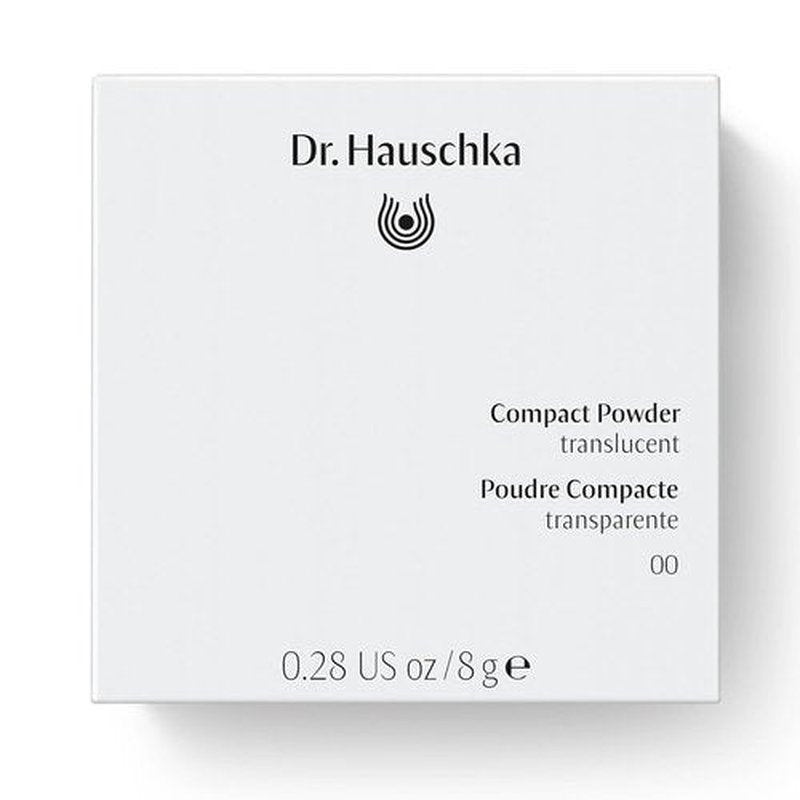 Dr. Hauschka Compact Powder - Translucent Mineral Formula for All Skin Tones | 0.28 oz Silky Finish