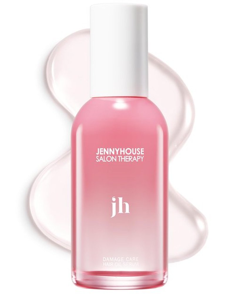 JENNYHOUSE Salon Therapy Damage Care Hair Oil Serum - Korean Beauty Hair Protection Nourishing - Frizz Control, Shine Treatment for Dry Hair - Floral Musk Scent - 3.38 fl.oz