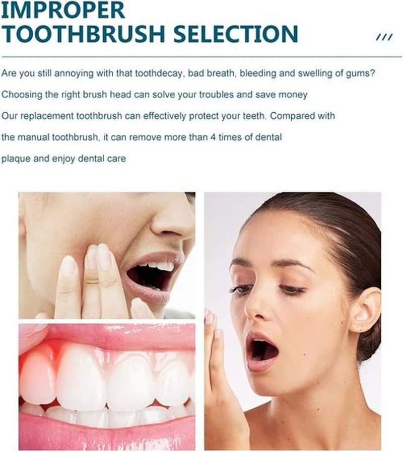 NEDIFON Replacement Toothbrush Heads - Compatible with Philips Sonicare | 8-Pack for Superior Clean