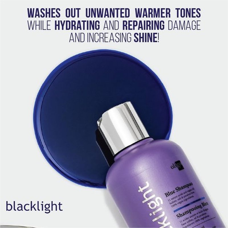 Oligo Professionnel Blacklight Blue Shampoo & Conditioner Duo - Sulfate-Free, Vegan, Hydrating - 8.5oz