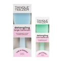 Tangle Teezer Detangler Hairbrush Duo - Reduces Breakage & Eliminates Knots | Large & Travel Size, Blue & Mint