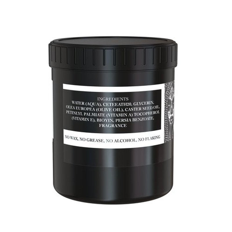 Edge Control Gel for Black Women (16 oz) | All Natural Professional Extreme Hold, High Shine Wax | Frizz & Flake-Free Organic Braiding Jam | For Curly Hair, Braids, Locks, Twists, Cornrows