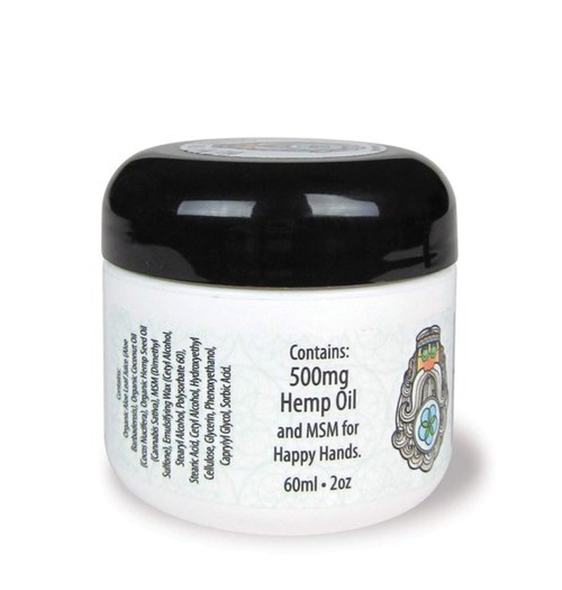 Karma-Cure HEMP Hand Cream 2 oz, 60 ml 500mg Vegan Cold Pressed Organic Hemp Seed Oil Paraben-Allergen-GMO-Phthalate-Gluten Free