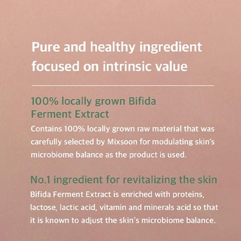 mixsoon Bifida Ferment Essence - Hydrating, Strengthening and Soothing for Face, Gentle Formula for Barrier Care 30ml / 1.01 fl.oz. Korean Glass Skin Care