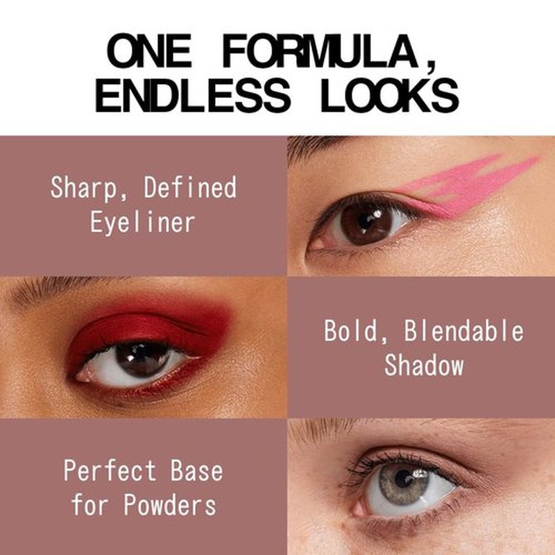 about-face Matte Fluid Eye Paint Capulets – High-Pigment Liquid Eyeshadow, Long-Lasting, No-Budge Matte Finish, Vegan & Cruelty-Free (Soft Brown)