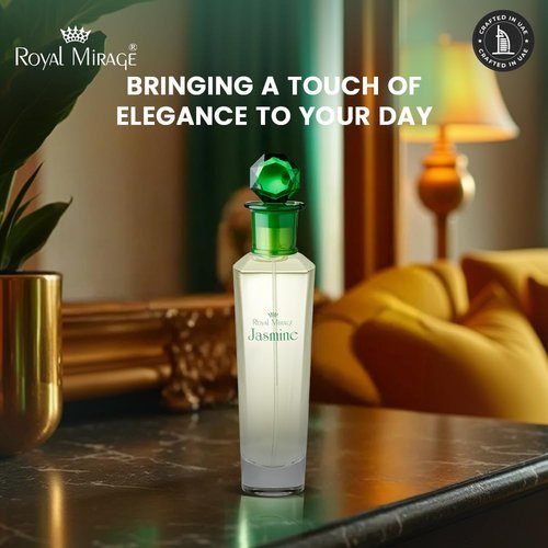 Royal Mirage Jasmine Eau de Toilette for Women - Floral Fresh Perfume 100ml | Long-Lasting Luxury Fragrance