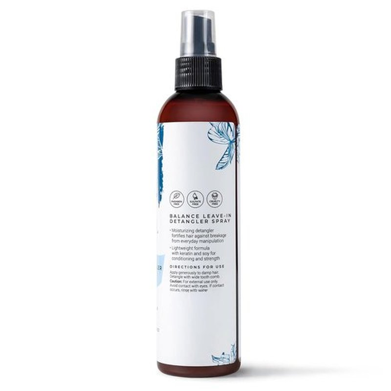 CIBU Balance Leave-In Detangler Spray | Moisturizing Conditioner for All Hair Types - 8 Ounces