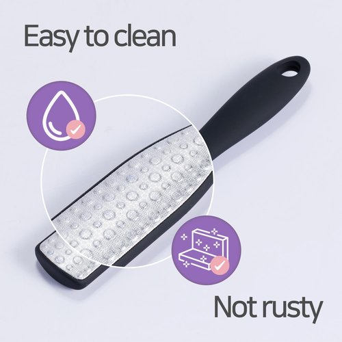Baren Magic Professional Dual Sided Foot Callus Remover Shaver - Painless and Gentle Remove | Professional Tool | Premium Stainless Steel | for Dry Foot | Foot File | Easy to Clean