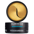 Vitamasques Golden Hydrogel Eye Pads For Puffy Eyes & Dark Circles – Refresh in 15 minutes - Formulated in Korea - 32 Pairs / 64 HydroGel Eye Pads