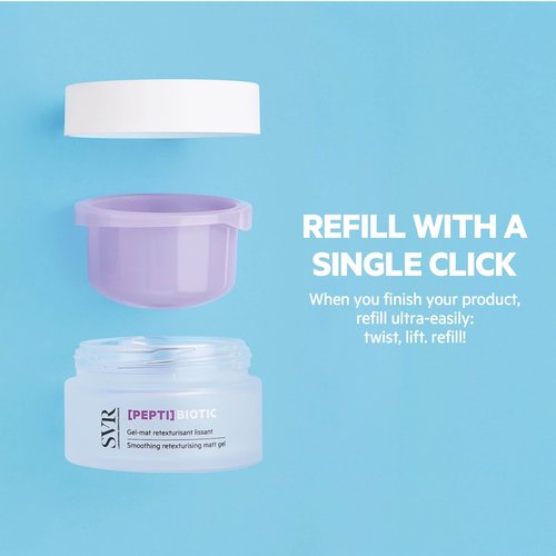 SVR PEPTI Biotic. Face & Neck Moisturizer With Vitamin C, Hyaluronic Acid & Peptides. Stimulates Collagen Production, Reduces the Appearance Of Fine Lines And Wrinkles, 1.7 fl.oz