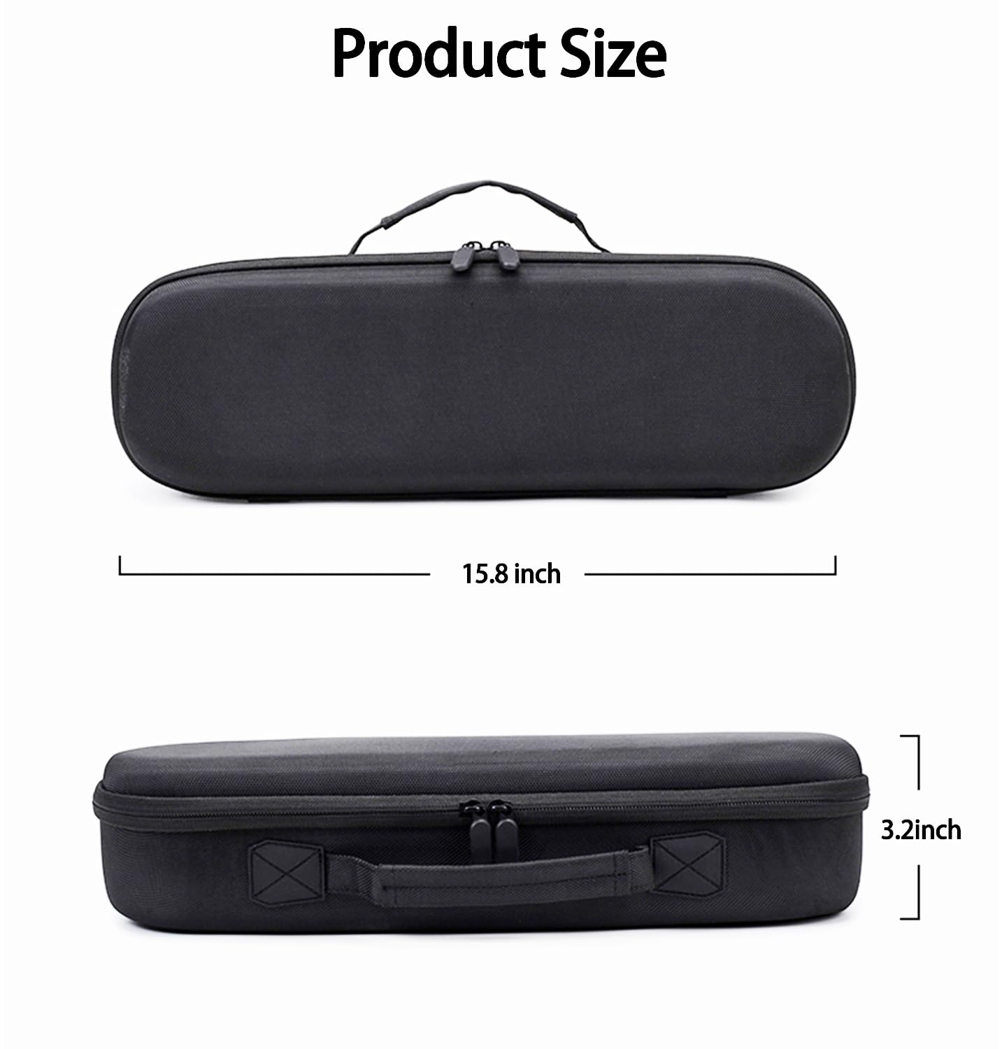 BUBM Portable Storage Bag for Dyson Airstrait™ Straightener, Black