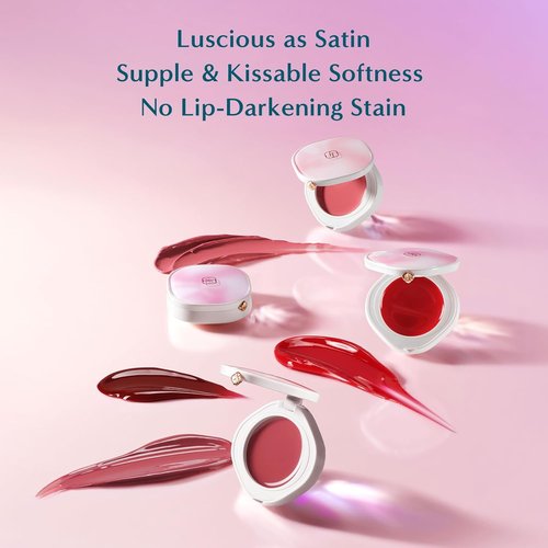 FLORASIS Dewy Touch Tinted Lip Balm - Nourishing Lip Mask for Dry Lips | Aromatic Peach, 1 Count