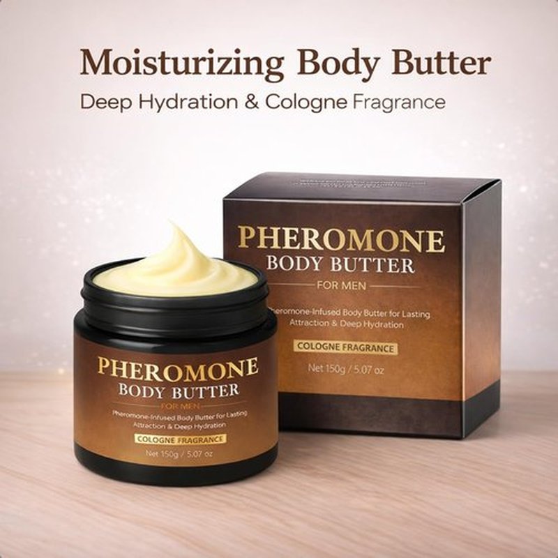**Regine Switzerland Pheromone Body Butter for Men - Non-Greasy, Long-Lasting Scent, 5 oz**