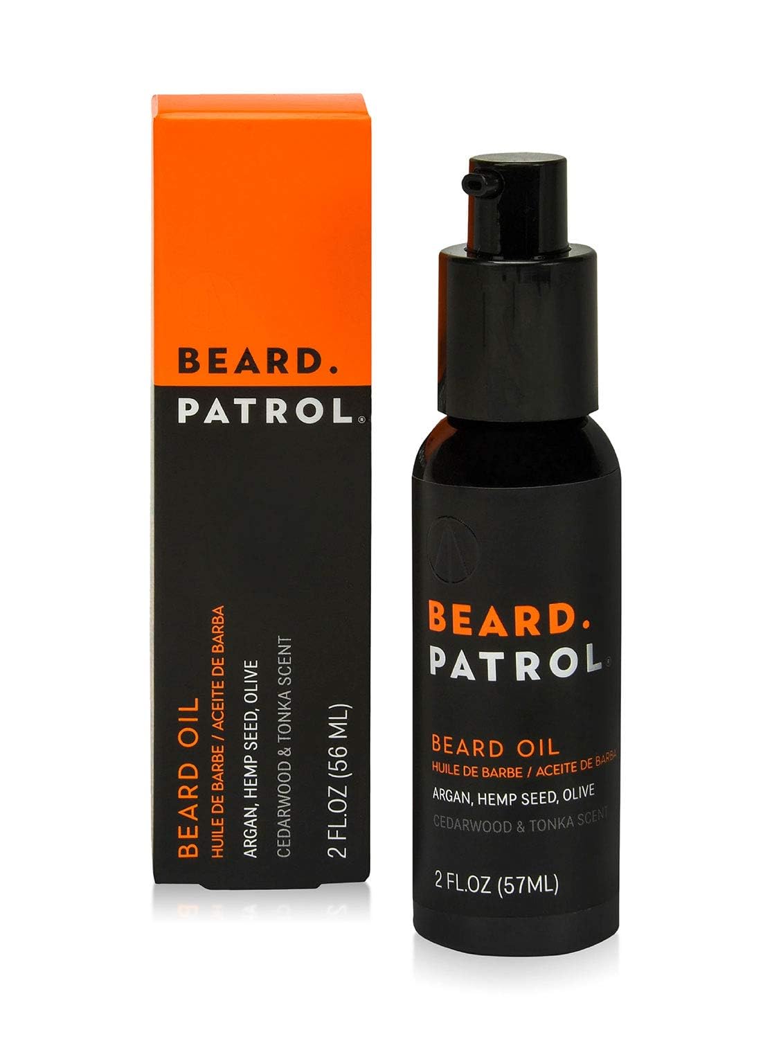 Bump Patrol Beard Patrol Beard Oil for Men – Natural Grooming Serum and Mustache Conditioner, Softens, Smooths and Strengthens Growth, Cedarwood and Tonka