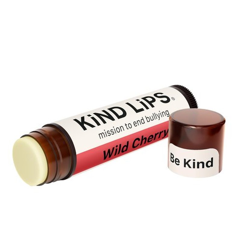 Kind Lips Wild Cherry Organic Lip Balm Natural Moisturizing Lip Care 3 Pack