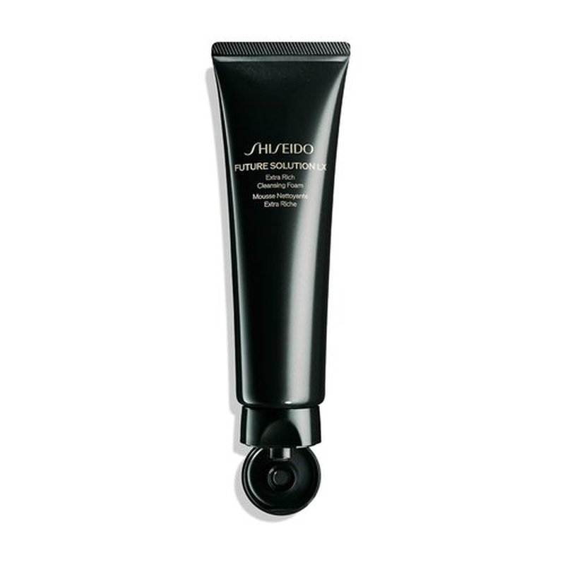 Shiseido Future Solution LX Extra Rich Cleansing Foam - 125 mL | Smooth, Vibrant Skin - Non-Comedogenic for All Skin Types