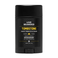 LIVE BEARDED® Men's Aluminum Free Deodorant, 1 Stick, Tombstone Scent