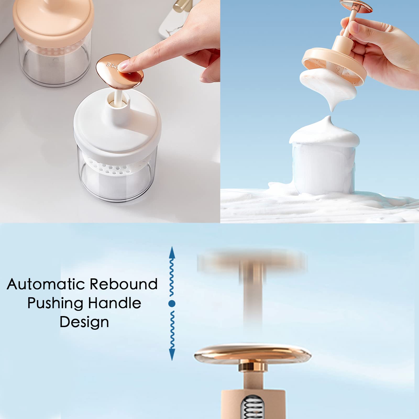 Pubcontti Foam Maker for Face Wash - Cleanser Saving Tool for Bubble for skin care & Facial Cleansing Washes
