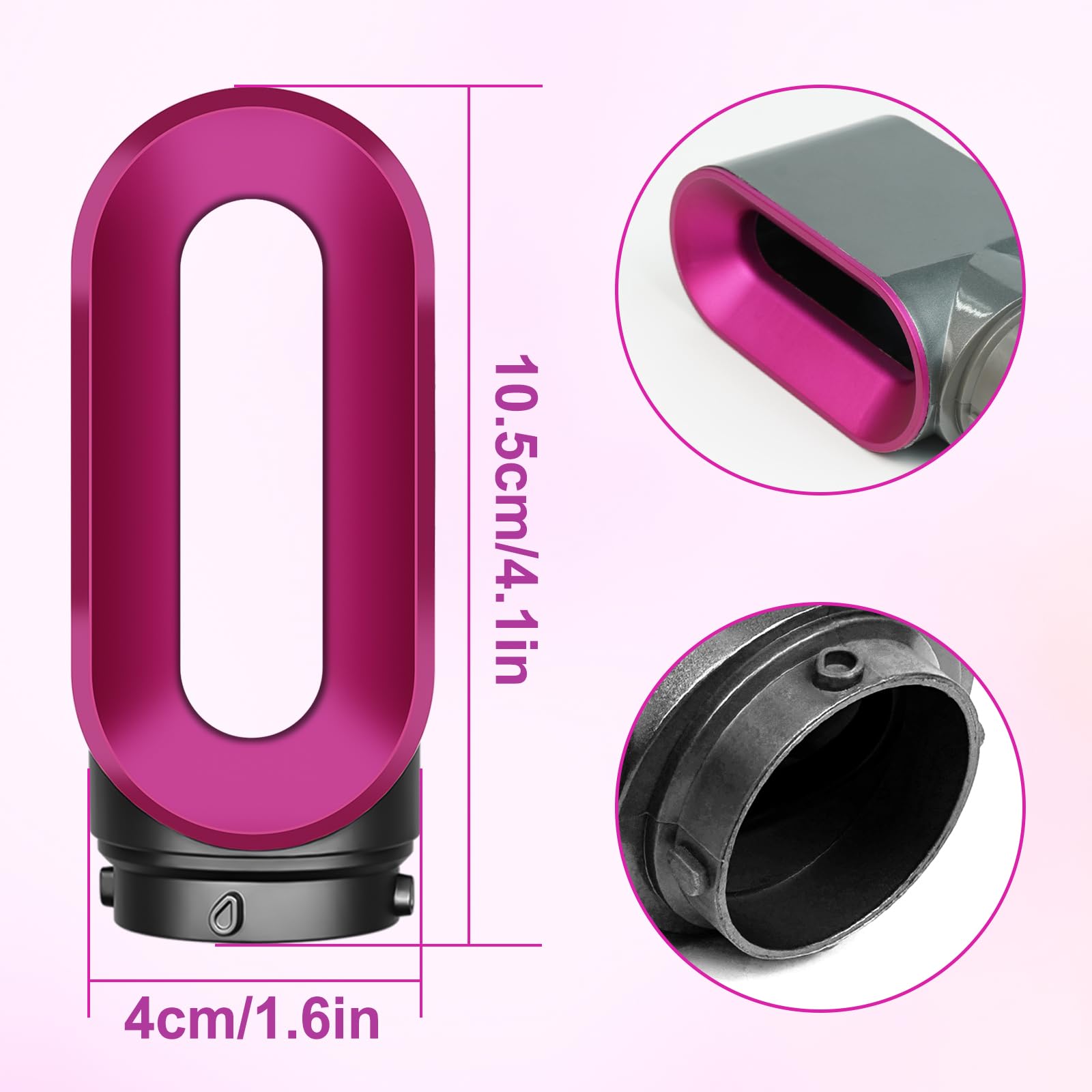 YTCHYYSK Pre-Styling Dryer Attachment Nozzle Replacement for Dyson Airwrap HS01 HS05 HS08 Accessories Part 969759-01