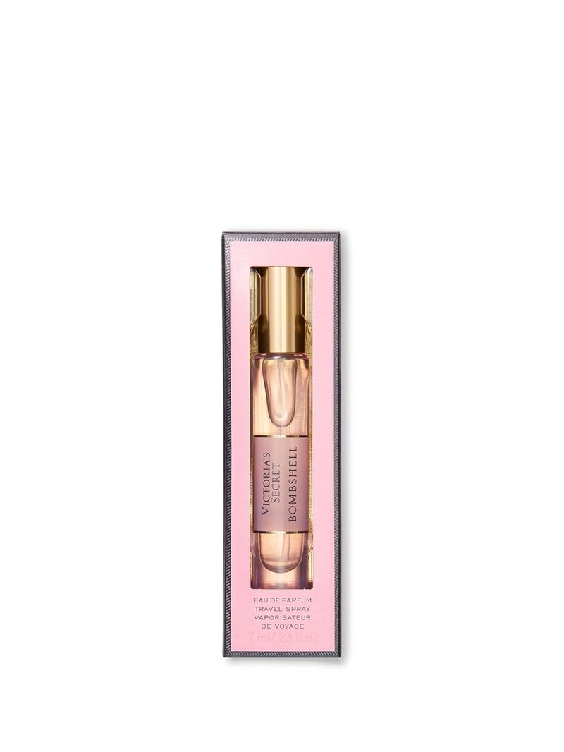 Victoria's Secret Bombshell Eau de Parfum Travel Spray - Mini Perfume for Women with Passion Fruit & Peony (0.23 oz)