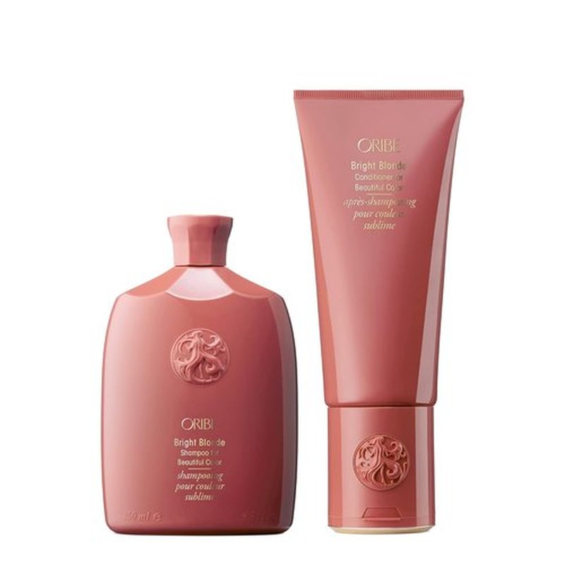Oribe Bright Blonde Shampoo & Conditioner Bundle - Enhance Radiance & Nourish Color Treated Hair