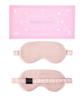 Formé & Found Luxury Silk Sleep Mask, 100% 6A Mulberry Silk Eye Mask for Sleeping, 22 Momme Weighted Sleep Mask for Men & Women, Eye Mask for Sleep, Blackout Sleeping Mask（Pink）