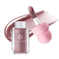 Color Nymph Lip Oil & Lip Gloss Set, Hydrating Non-Sticky Lip Makeup, Nourishing Lip Care with Jojoba Oil & Hyaluronic Acid, Glossy Pigmented Finish, #06 Dark Coffee