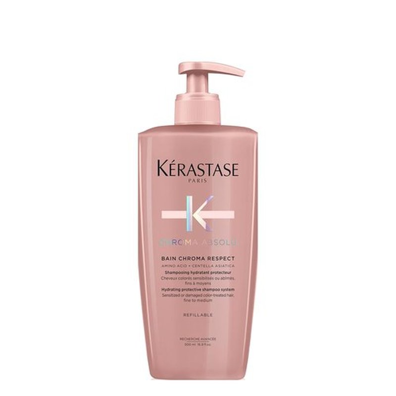 Kerastase Chroma Absolute Shampoo - Hydrating Formula for Damaged Color-Treated Hair | Glycerin & Hyaluronic Acid