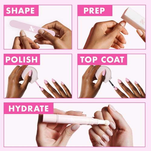 Olive & June Quick Dry Nail Polish | Instant, Fast-Drying, Smudgeproof Color | 15-free, Vegan Cruelty-Free Formula | Lasts up to 7 Days | Salon-Quality Manicure, Pedicure at Home | Speed Gloss Topcoat