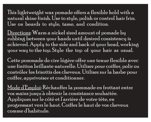 Brickell Men's Products Flexible Hold Wax Pomade - Natural & Organic Hair Styling, 2 Oz | Irritation-Free Shine