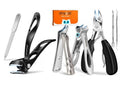 Slanted Toenail Clippers for Seniors Thick Toenails, Angled Head Large Toe Nail Clippers