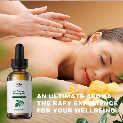 ANNAS Soursop Oil Organic,Natural Antioxidant, Cell Support & Regeneration, Immune Boost, Soursop Bitters Liquid, Non-GMO, Vegan, Natural Soursop Flavo