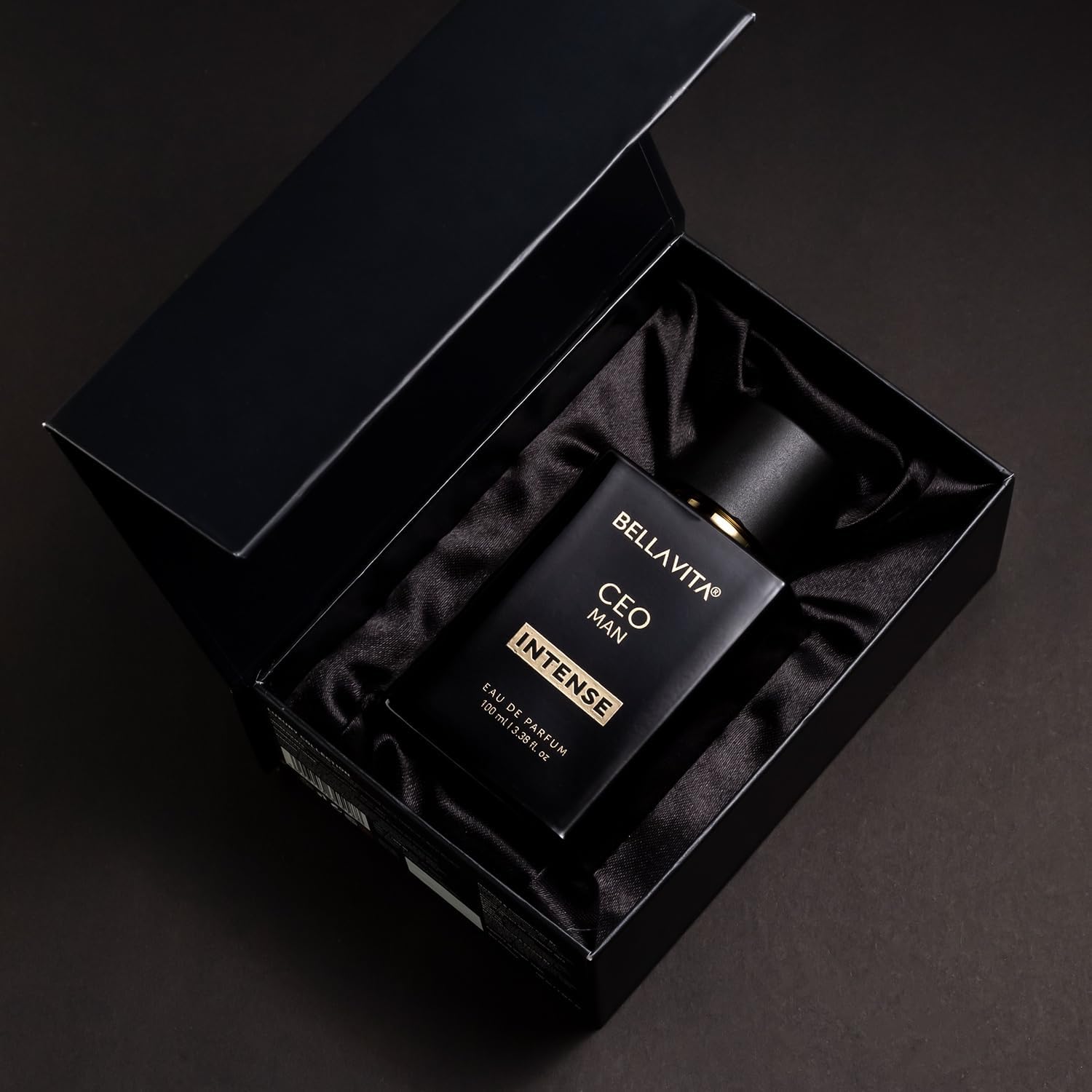Bellavita Luxury CEO MAN INTENSE Eau de Parfum | 100 ml (3.4 fl.oz.) | Perfume for Men | Aromatic, Lavender, Carnation, and Musk Notes | Long Lasting Men's Fragrance | Gift for Father's Day