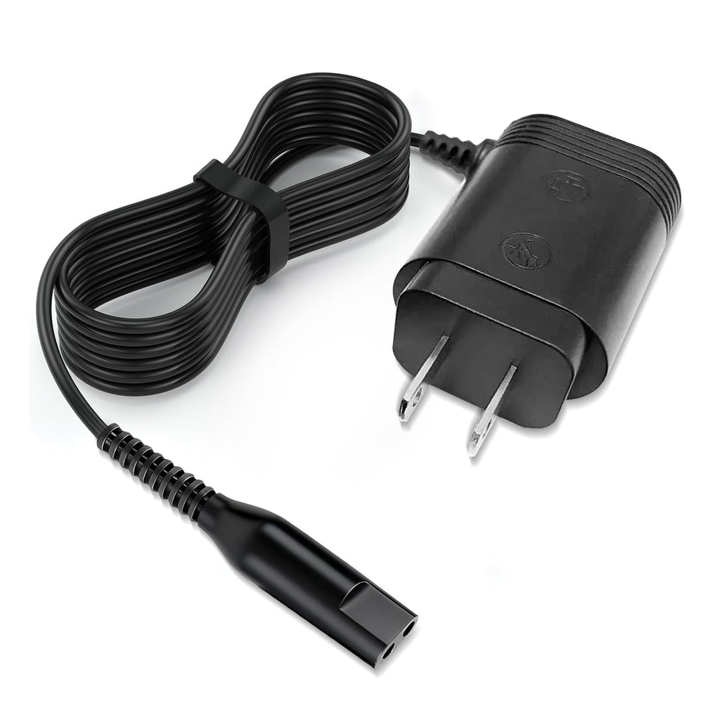 12V Charger Compatible with Braun Shaver S3 S6 S7 S8 S5 S9 S1 Series 1 3 5 6 7 8 9 310 340 3040s 390cc 790cc 9577cc 9517s 7085cc Wall Power Adapter Charging Cord Cable for Braun Electric Razor Trimmer