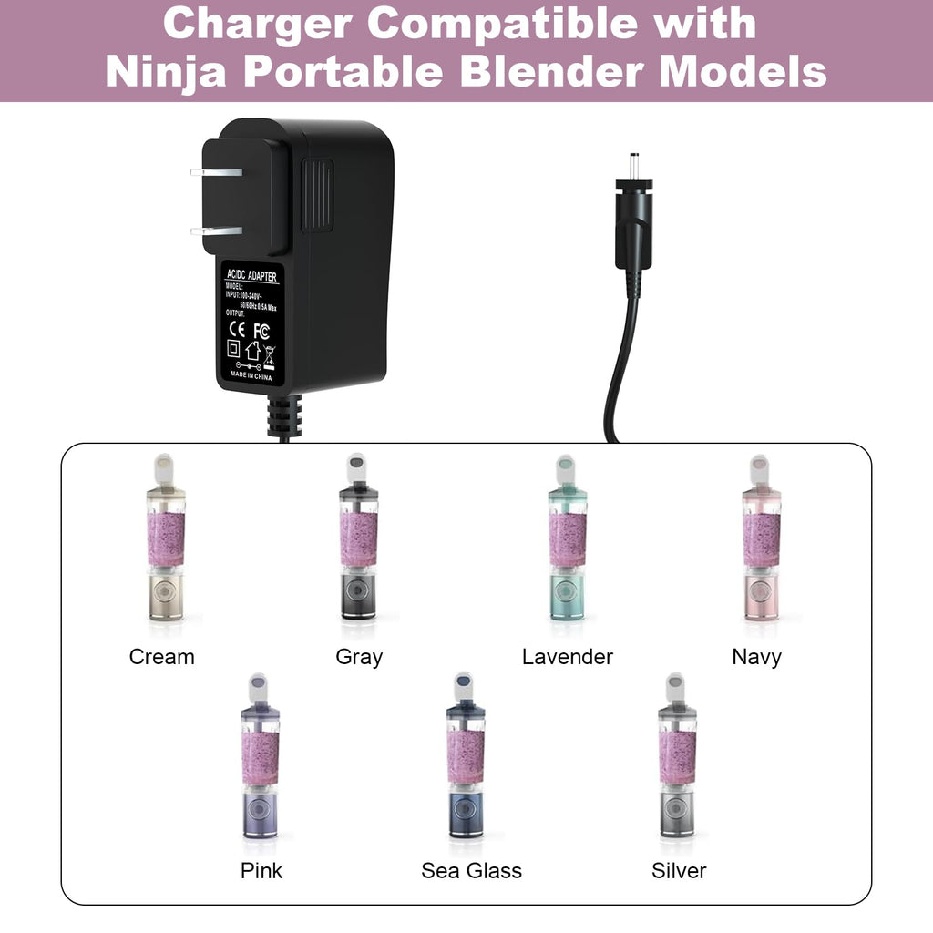 Charger for Ninja Blast Max Portable Blender Compatible with Ninja Blast Max BC251 Portable Blender Power Adapter Cord