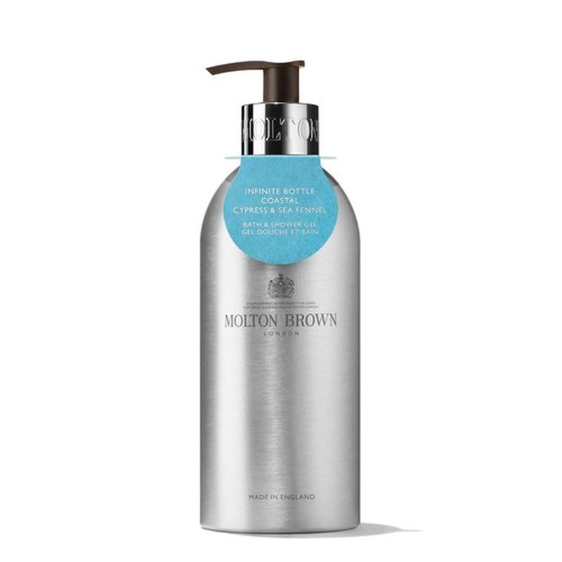 Molton Brown Coastal Cypress & Sea Fennel Body Wash - Infinite Bottle, 13.5 Fl. Oz.